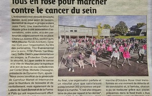 Octobre Rose sur le Réveil