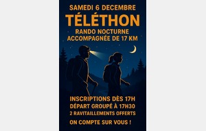 Téléthon 2025 à Mauriac