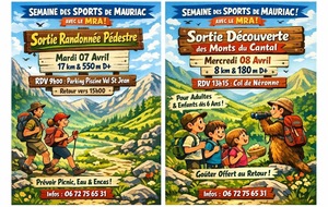 Activités du MRA semaine des sports de Mauriac