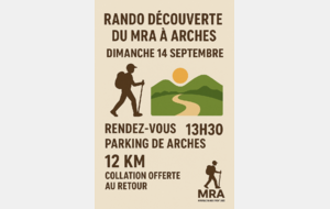 🥾 Les Premiers Coups de Pompe – Rando MRA 