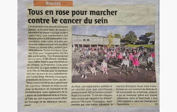 Octobre Rose sur le Réveil