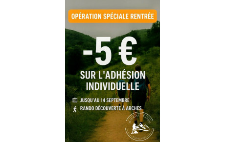 🎉 Opération spéciale rentrée ! 🎉