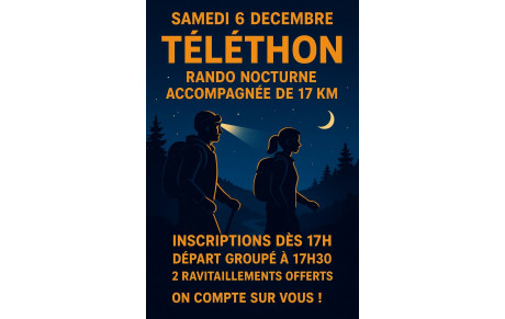 Téléthon 2025 à Mauriac