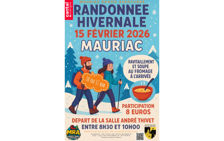 Inscriptions ouvertes pour l'hivernale :)