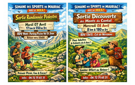 Activités du MRA semaine des sports de Mauriac