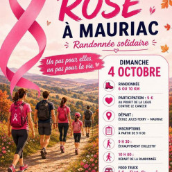 Octobre Rose 2026 à Mauriac